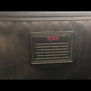 Tumi Alpha-Deluxe Carry On Satchell Black